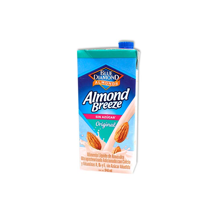 Bebida a base de almendras sin azúcar Almond Breeze (946 ml)