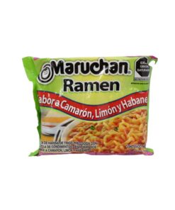 Ramen sabor camarón, limón y habanero Maruchan