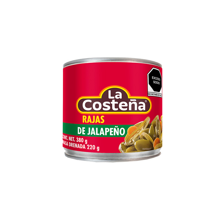 Jalapeño en rajas La Costeña