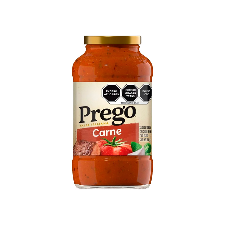 Salsa para pasta con carne Prego