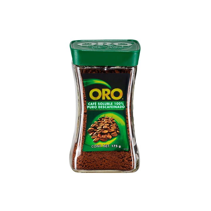Café soluble descafeinado Oro
