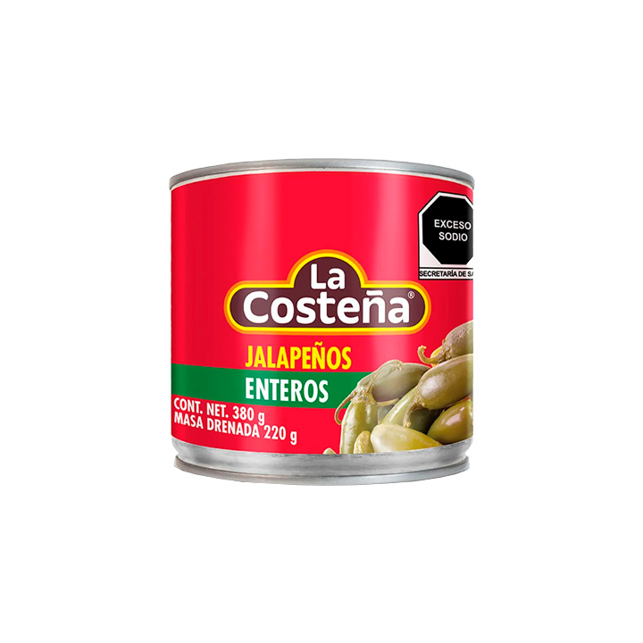 Jalapeños enteros La Costeña