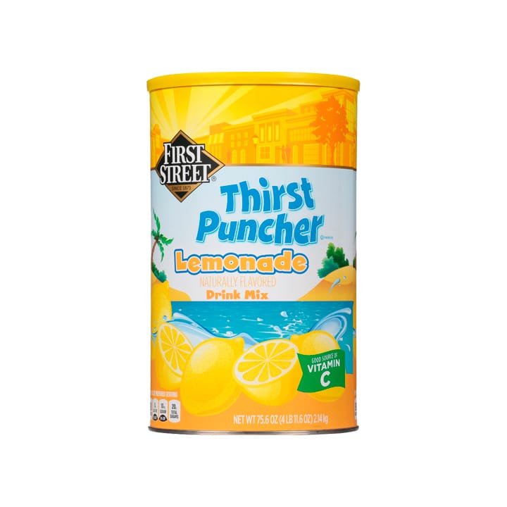 Bebida en polvo sabor limonada First Street