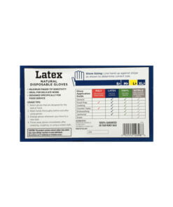 Alternative view of Guantes desechables de latex First Street