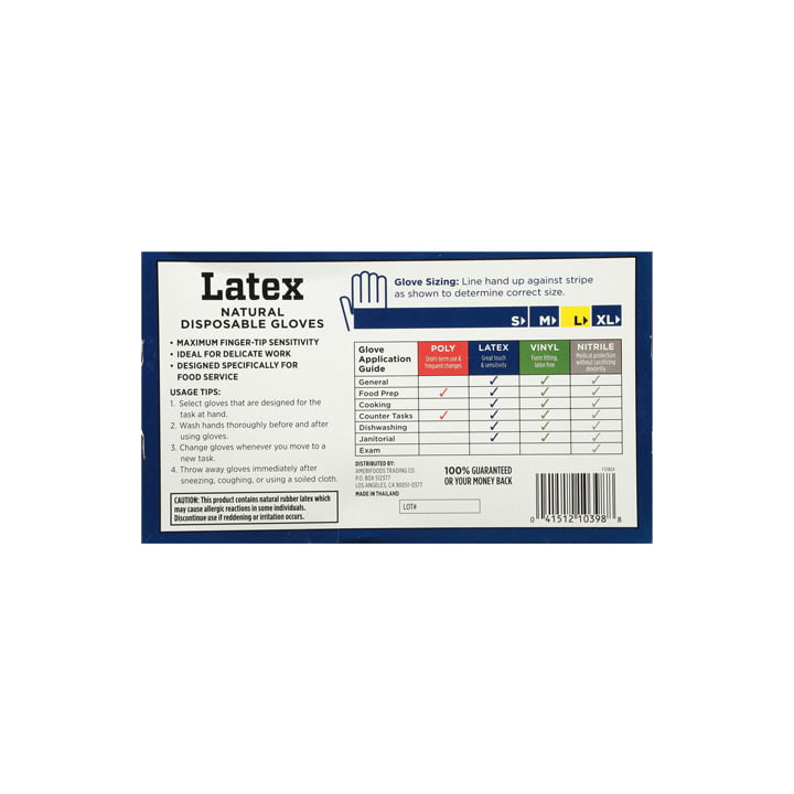 Guantes desechables de latex First Street - Image 2