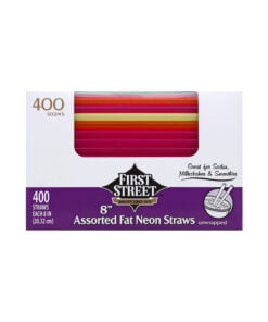 Popotes de colores 8" First Street