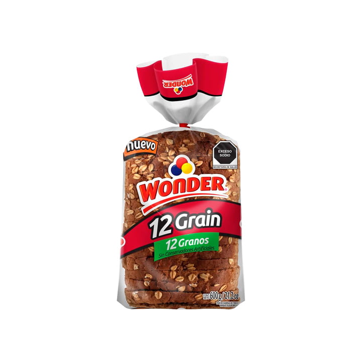 Pan integral 12 granos Wonder