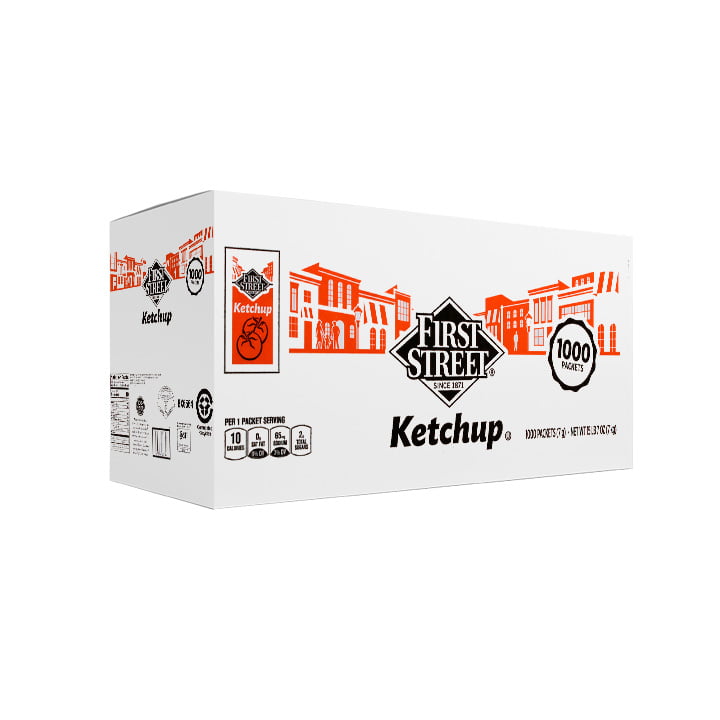 Salsa catsup en sobres First Street