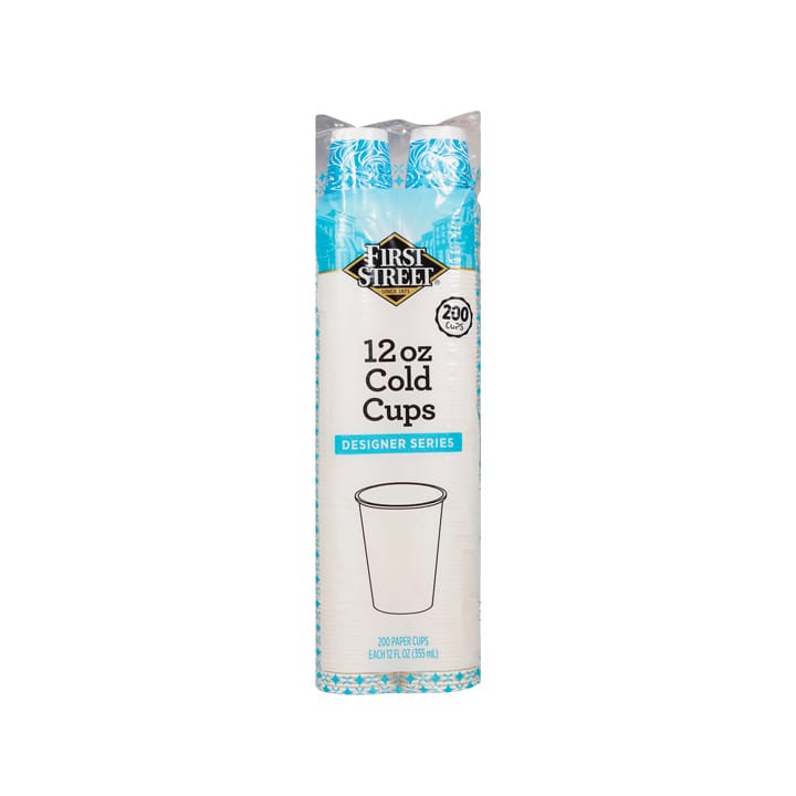 Vasos de papel para bebidas frías First Street