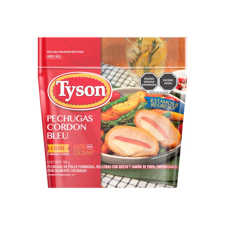 Pechuga cordon bleu Tyson