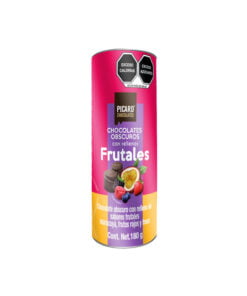 Tubo de chocolates con rellenos frutales Picard
