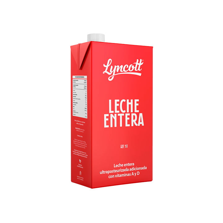 Leche entera UHT Lyncott