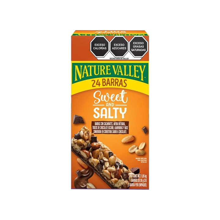 Barra con avena integral sweet and salty Nature Valley