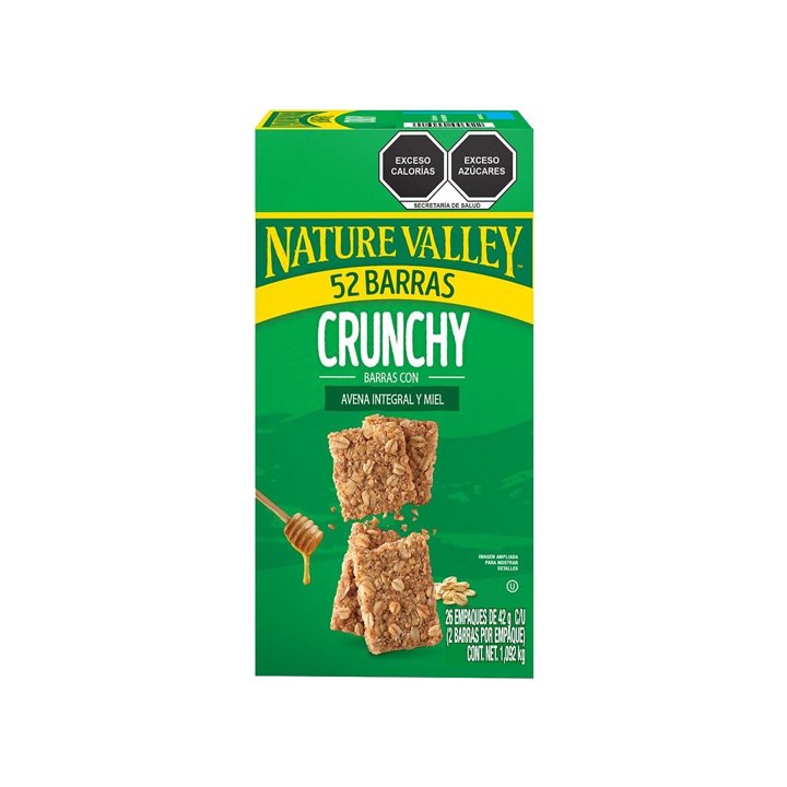 Barra con avena integral y miel Nature Valley
