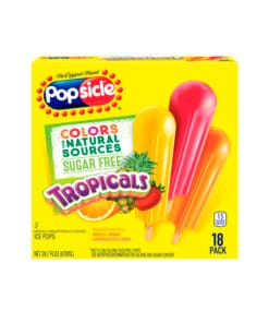 Paletas de colores sin azúcar Popsicle