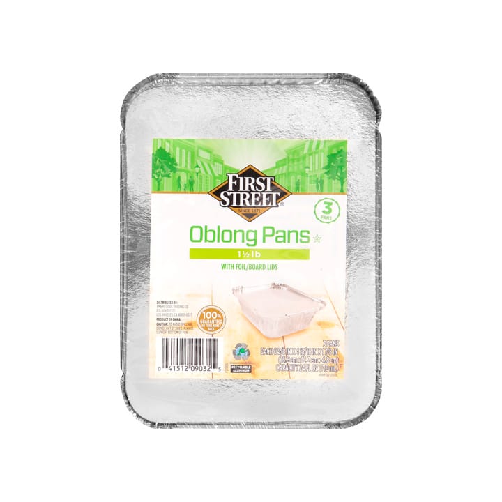 Molde de aluminio con tapa 1.5 libras