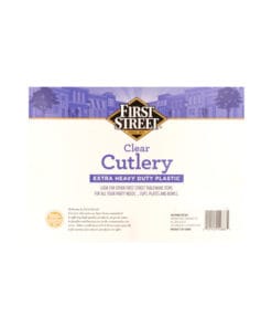 Alternative view of Cubiertos de plástico heavy duty First Street