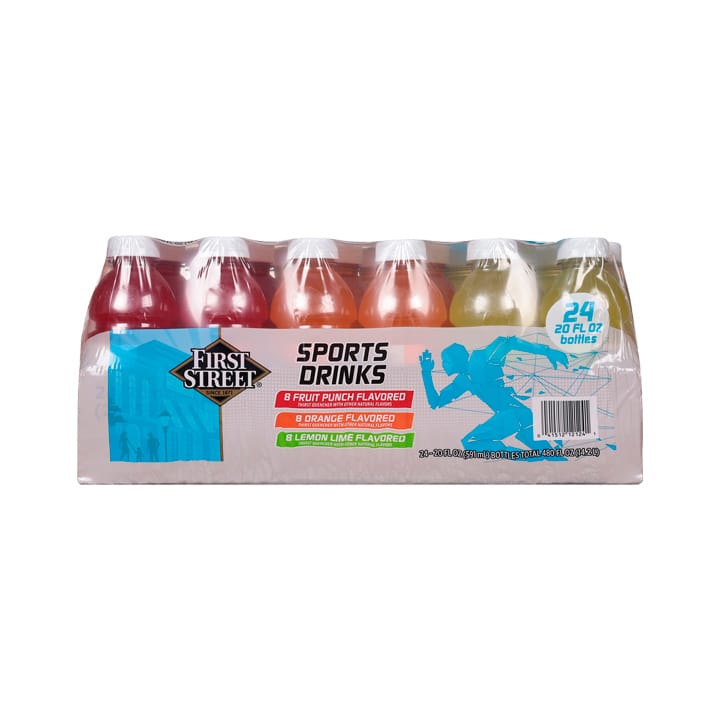 Bebida deportiva variedad de sabores First Street