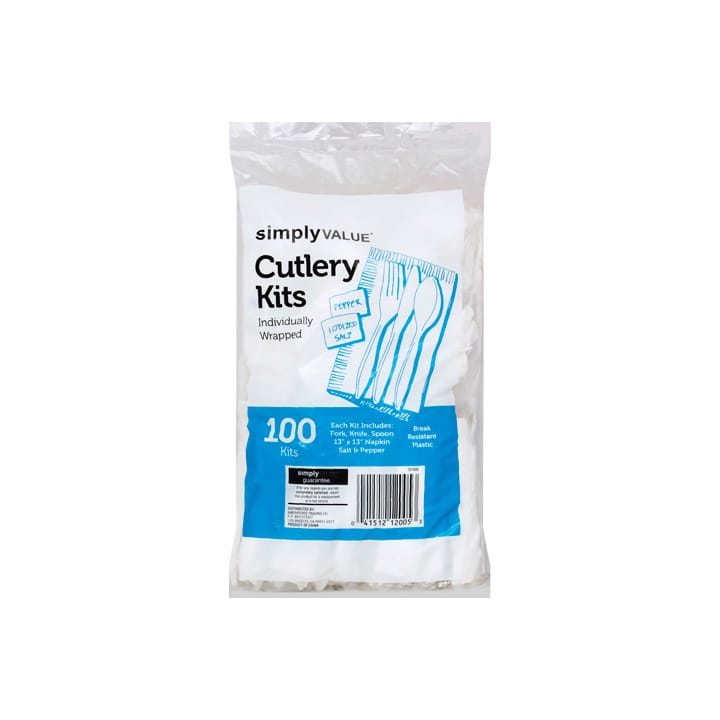 Cubiertos blancos Simply Value