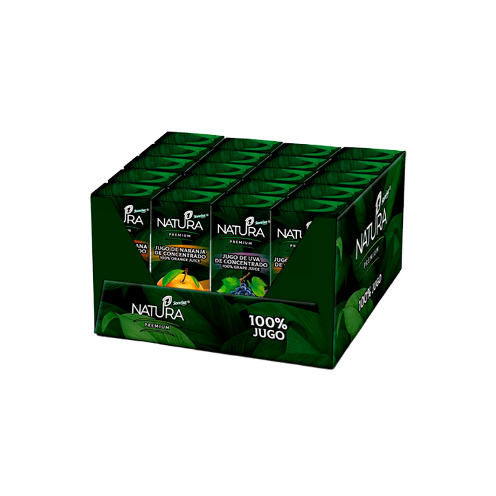 Pack de jugos 100% natural variedad de sabores Natura