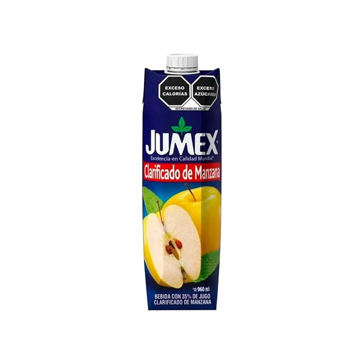 Jugo de manzana clarificado tetrabrik Jumex
