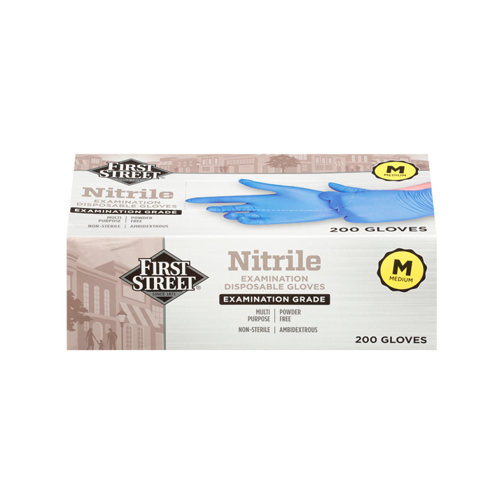 Guantes de nitrilo mediano First Street - Image 2