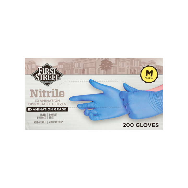 Guantes de nitrilo mediano First Street