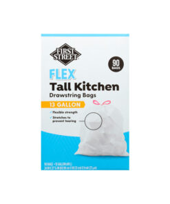 Bolsas de cocina con cordón 13 galones First Street