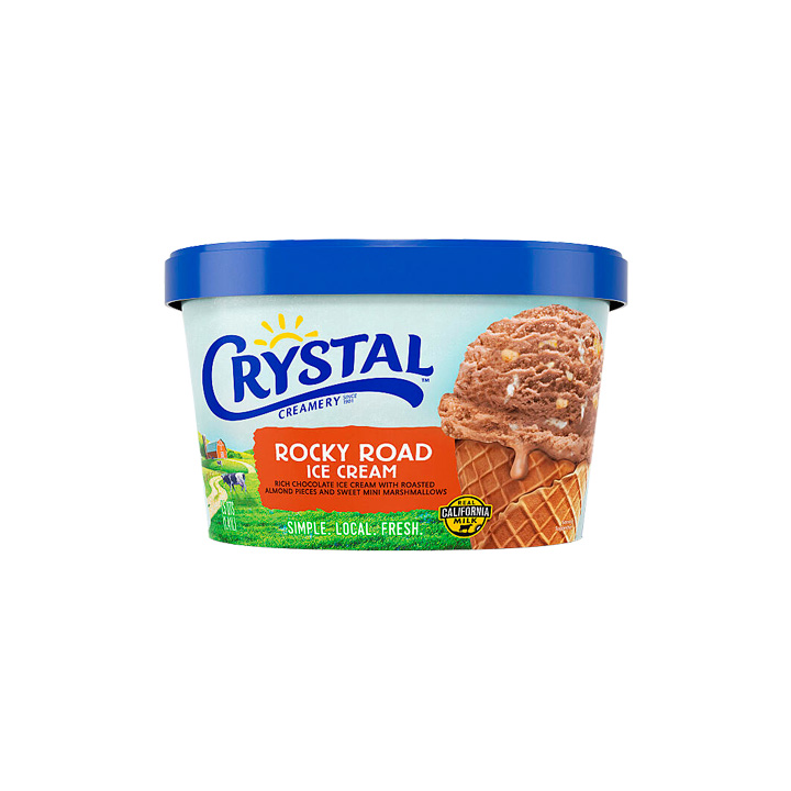 Nieve sabor rocky road Crystal