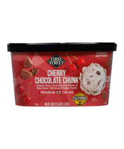 Nieve cereza con trozos de chocolate First Street