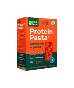 Pasta fusilli proteína lenteja roja sin gluten Real Natural